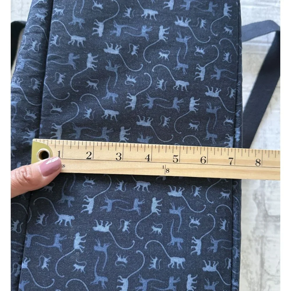 Rare Kipling Popper Diaper Bag Monkey Mania Print Nylon Utility Travel Tote